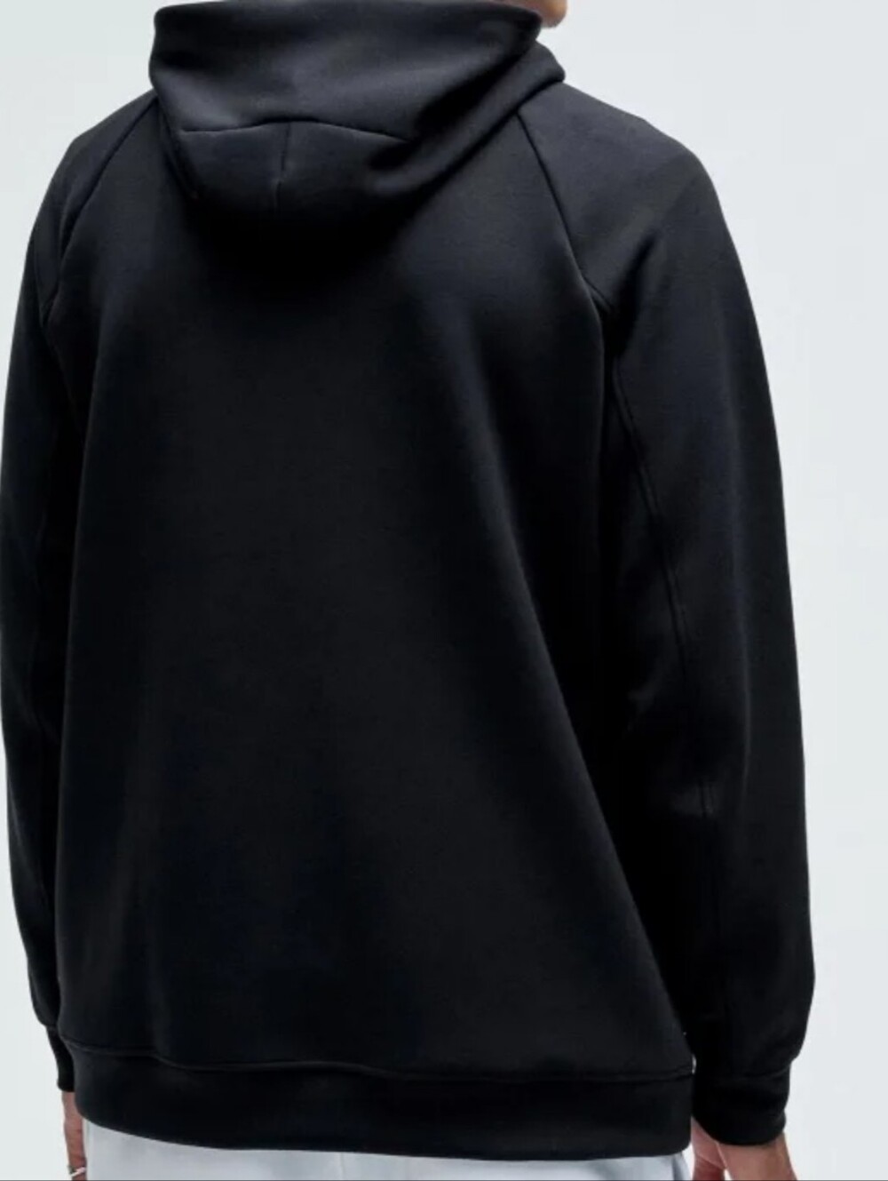 Lululemon Men's Black Smooth Spacer Hoodie Size Small Classic Fit Pullover - Picture 15 of 16